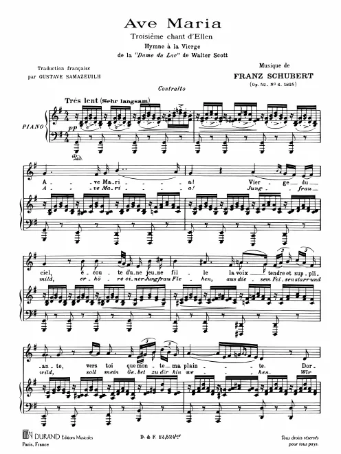Complete Score (medium-low voice, in )