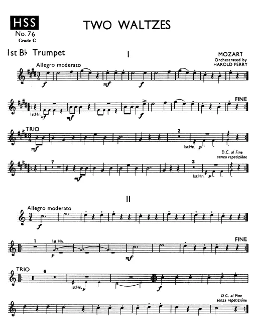 Trumpet 1, 2 (B), Trombone
