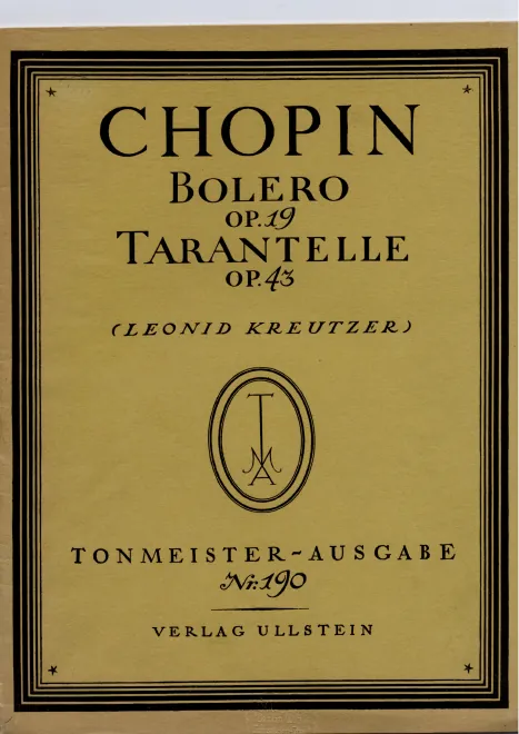 60. Bolero, Op.19 ; Tarantelle, Op.43