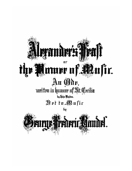 12. Alexanders Fest oder Die Macht der Tonkunst (1861)