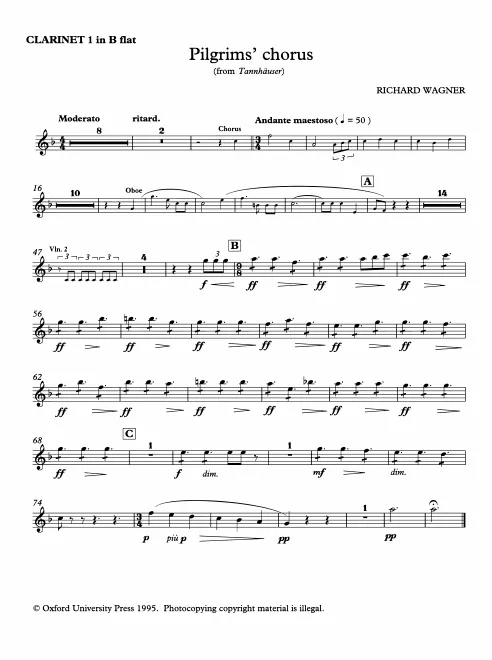 Clarinet 1, 2 (B)