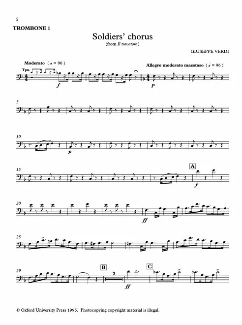 Trombone 1, 2, 3/Bass Trombone
