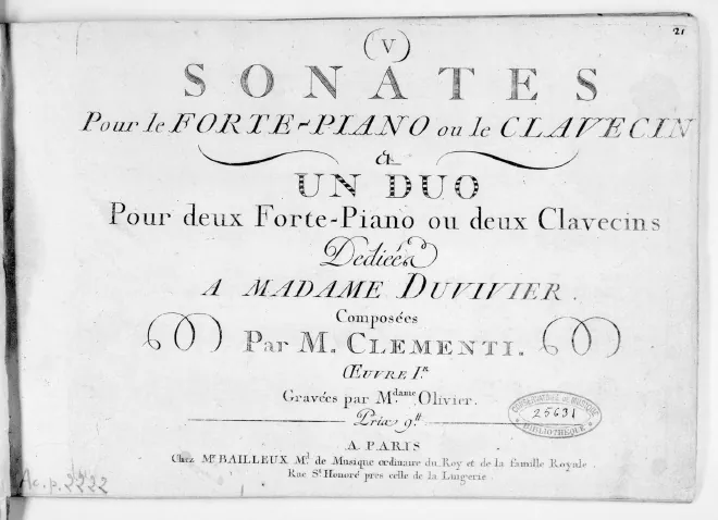 Complete Score (Nos.1-5, no.6 second piano part missing)