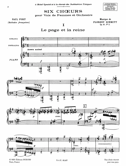 1. Le page et la reine