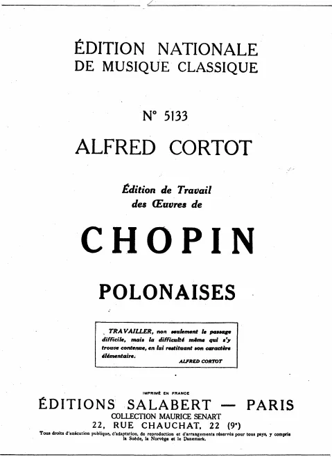 Complete Score (Edition de travail)
