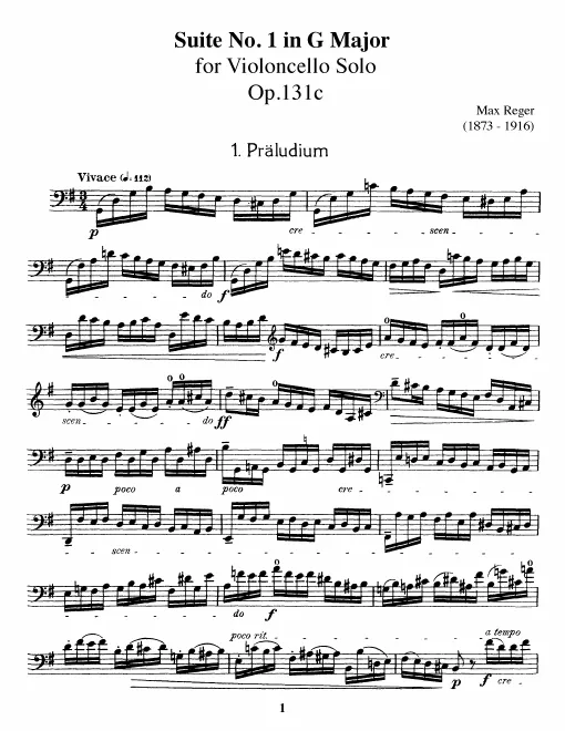 Suite No.1 in