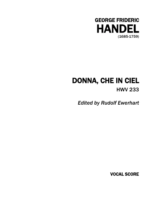 Choral Score
