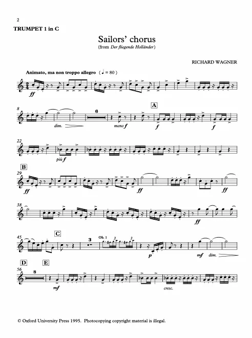 Trumpet 1, 2 (C)