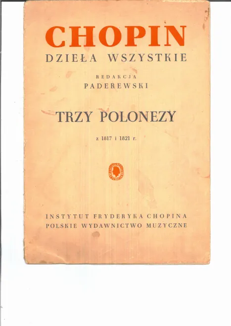 Trzy polonezy (B.1, 3, 5)