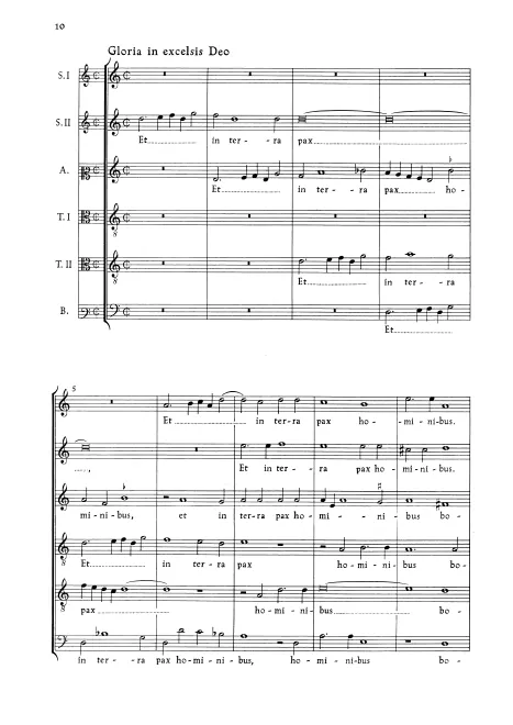 III. Gloria in excelsis Deo