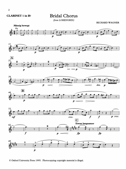 Clarinet 1, 2 (B)