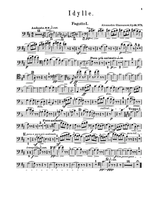Bassoon 1, 2