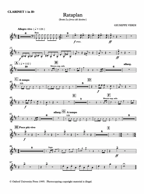 Clarinet 1, 2 (B)
