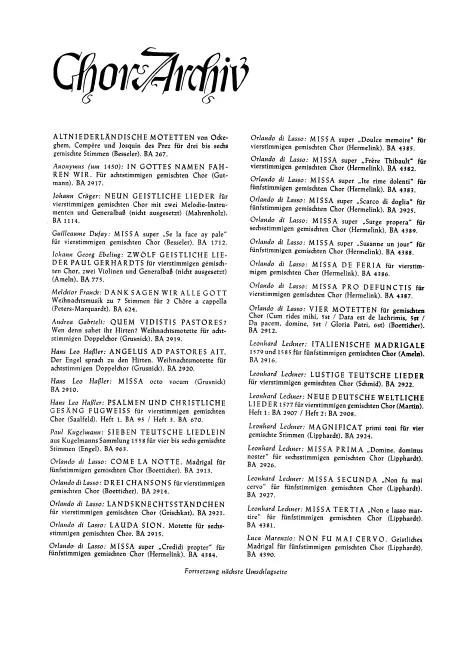 Catalogue Pages