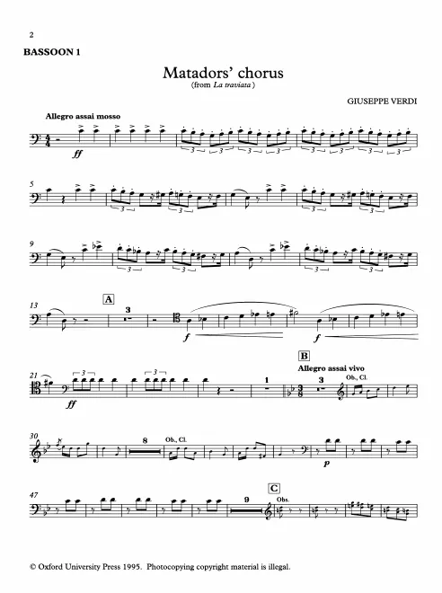Bassoon 1, 2