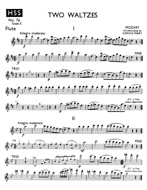 Flute, Oboe