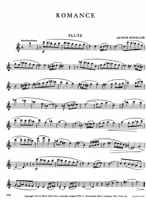 Complete Score and Flute Part
