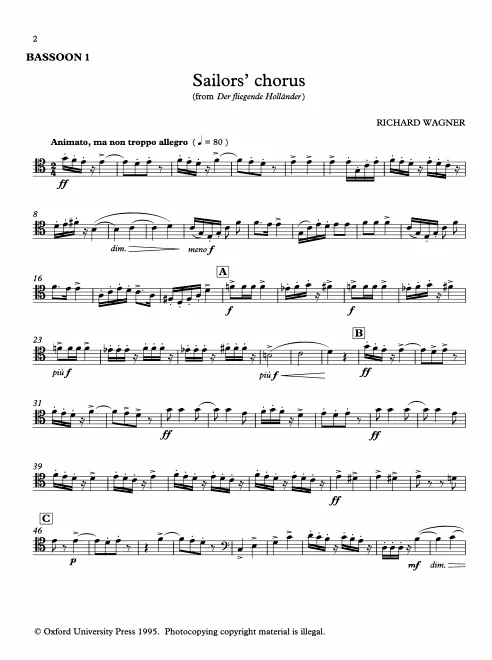 Bassoon 1, 2