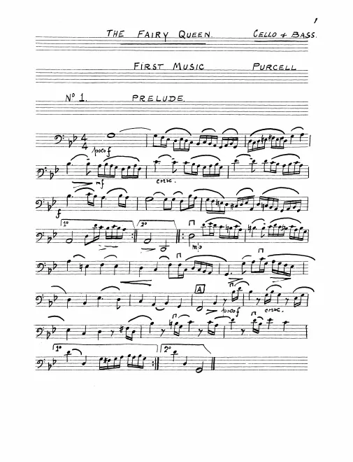 Cellos / Basses