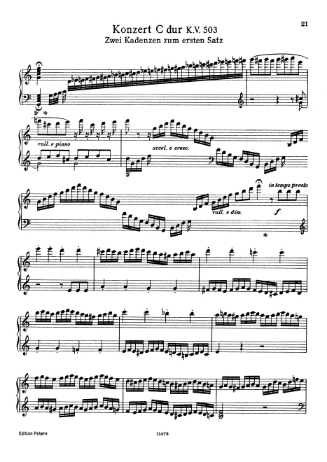 Concerto in C major, K.503