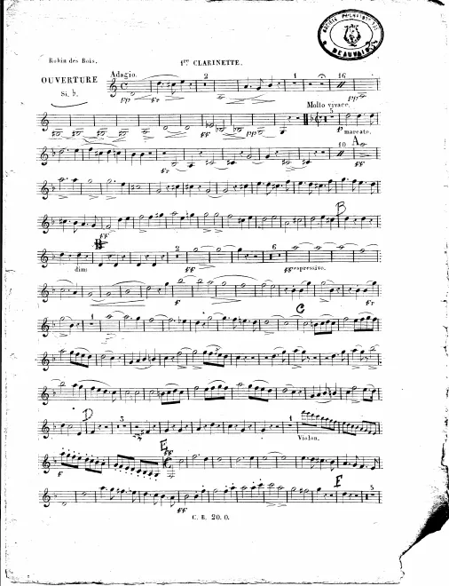 Clarinet 1, 2 (B)