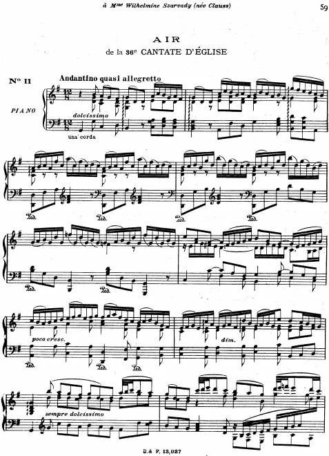 11. Air from Cantata No.36