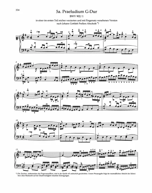 Complete Score (with ornaments and fingerings by Preller)