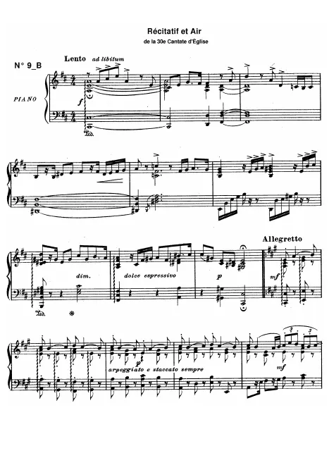 9b. Recitative and Air from Cantata No.30