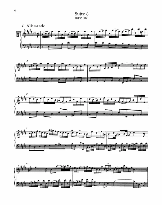 Complete Score (Version A, after Altnikol's copy)