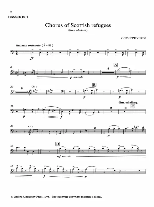 Bassoon 1, 2