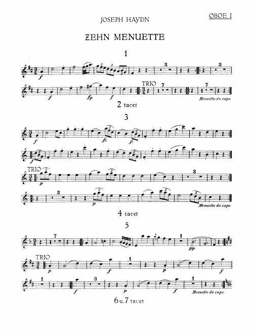 Oboe 1, 2