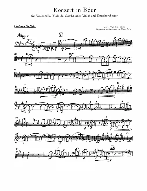 Cello solo