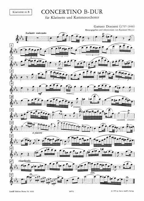 Clarinet Solo (B)