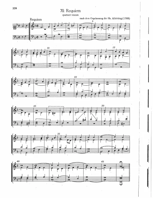 Organ Tablature