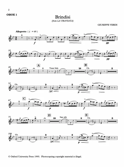 Oboe 1, 2