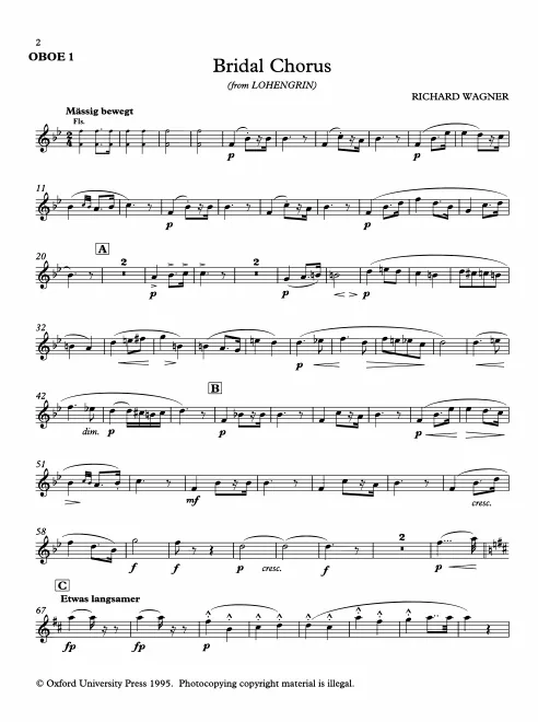 Oboe 1, 2