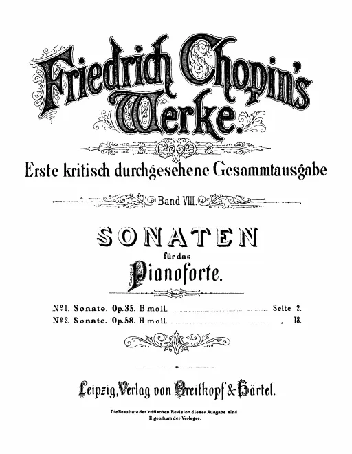 Band VIII. Sonaten
