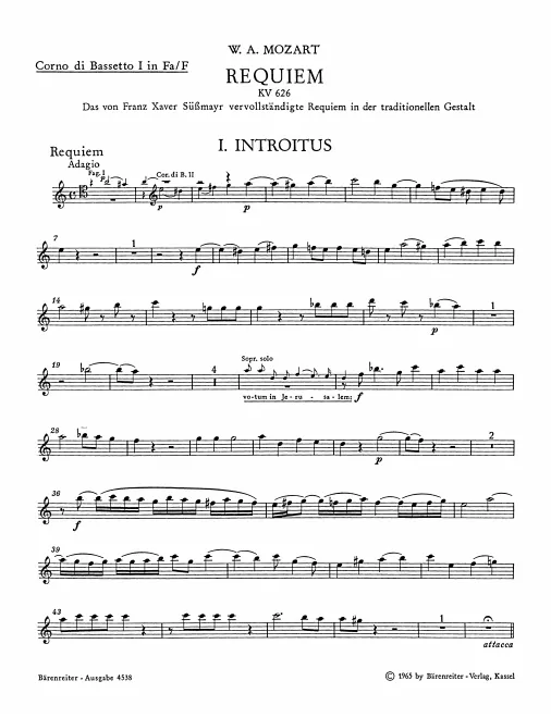 Basset Horn 1