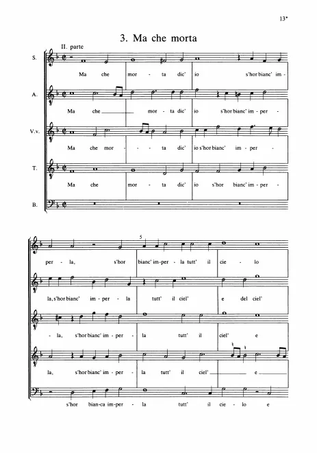 2. Ma che morta (Score)