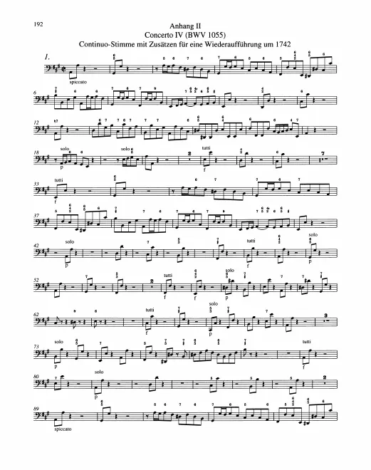 Anhang: Continuo