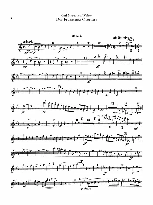 Oboe 1, 2