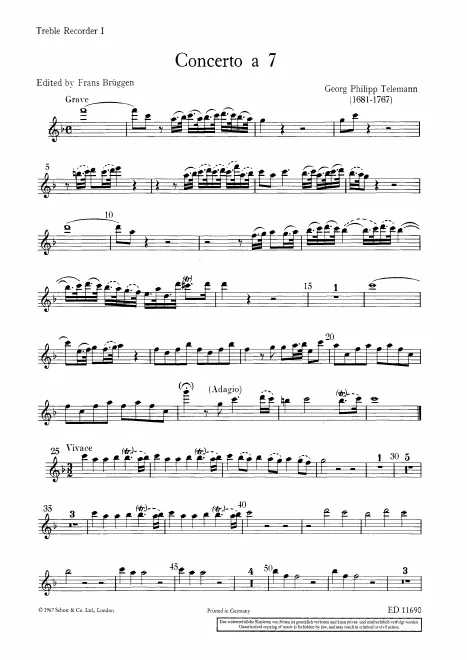 Treble Recorder 1
