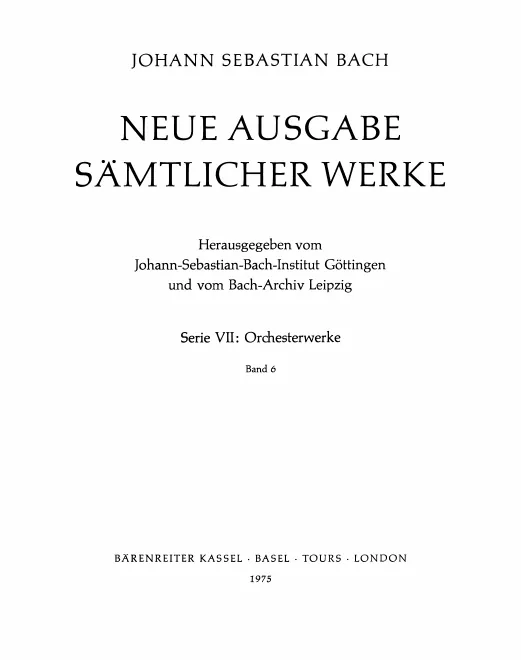 6. Konzerte für drei und vier Cembali