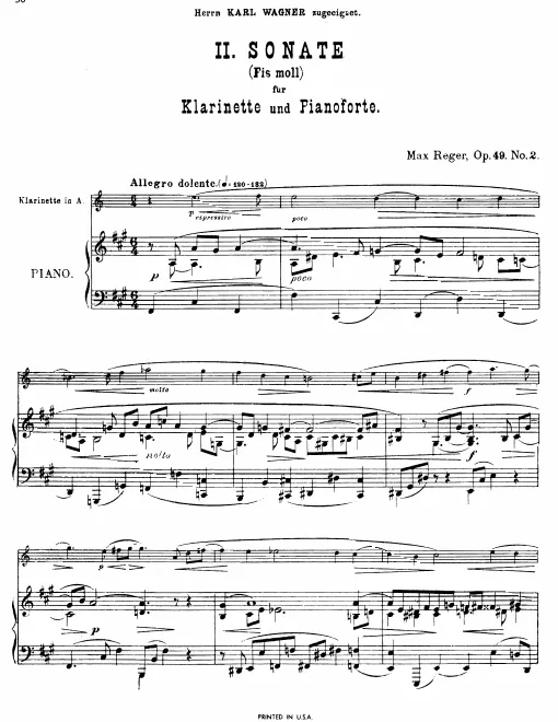 Piano score