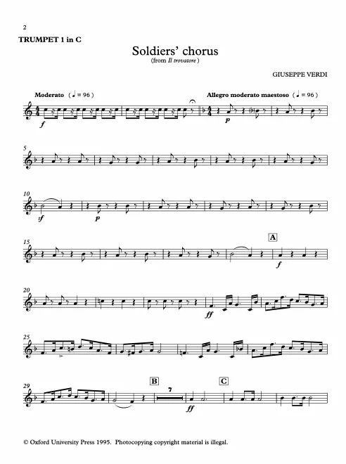 Trumpet 1, 2 (C)
