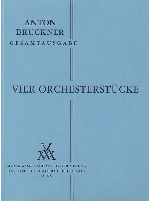 XII/4. Vier Orchesterstücke