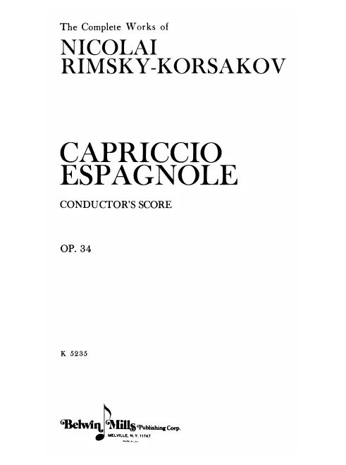 21. Capriccio Espagnole, Op.34