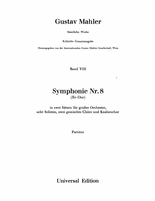 VIII. Symphony No.8, GMW 48
