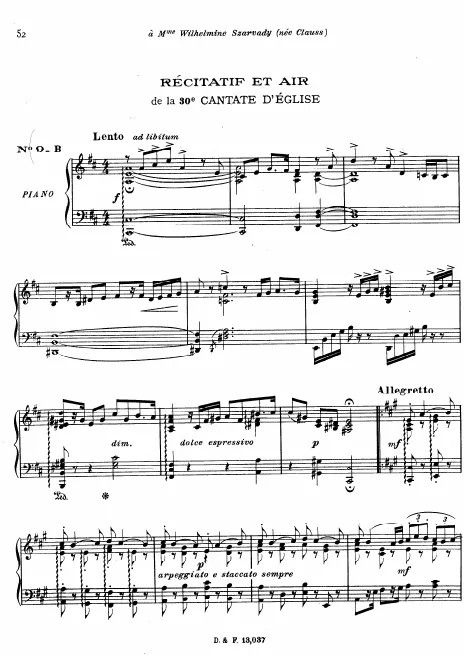9b. Recitative and Air from Cantata No.30