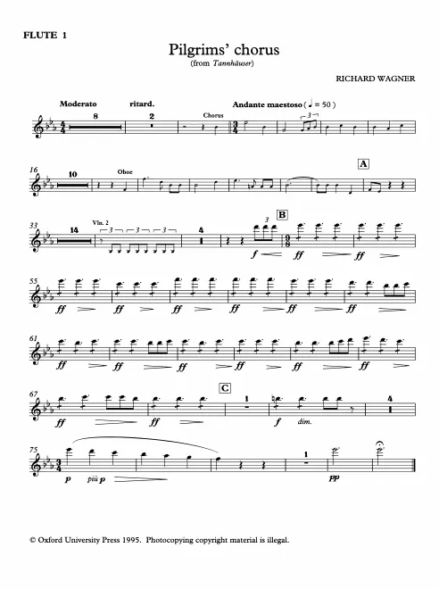 Flute 1, 2